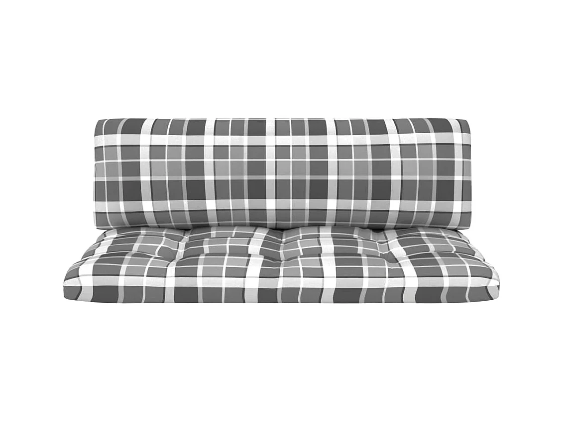 Canapé central palette de jardin marron miel bois pin imprégné