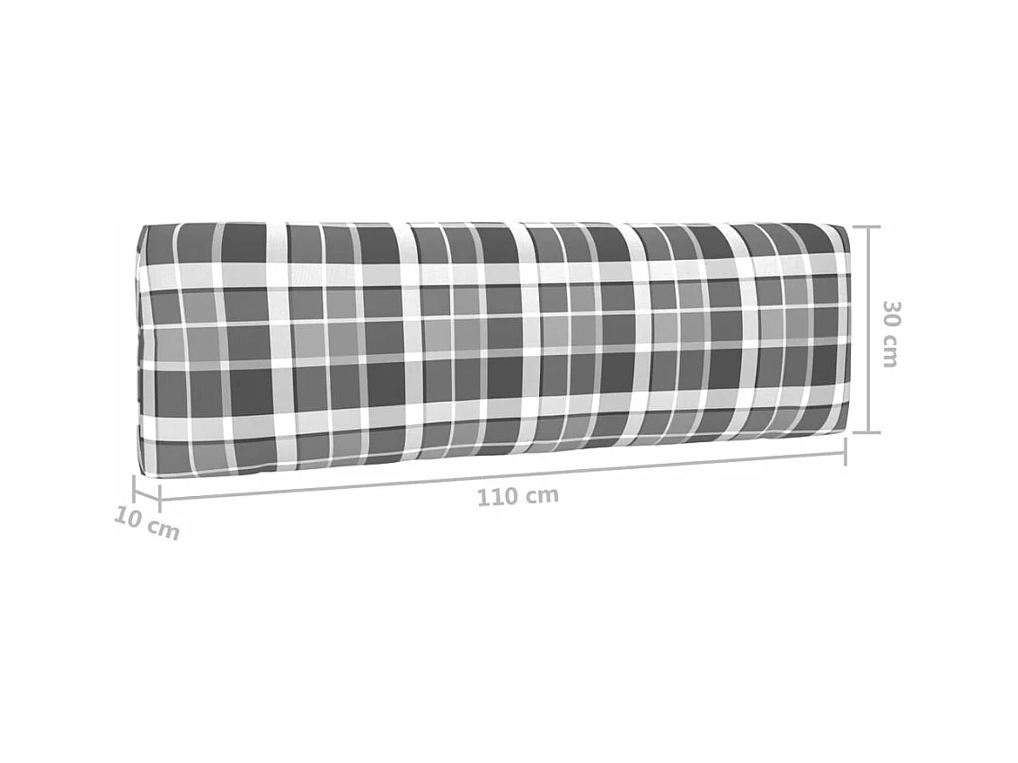 Canapé central palette de jardin marron miel bois pin imprégné