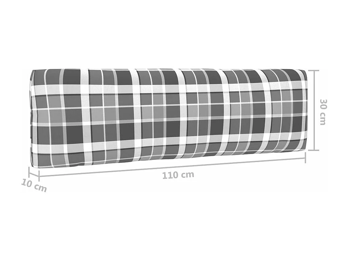 Canapé central palette de jardin marron miel bois pin imprégné