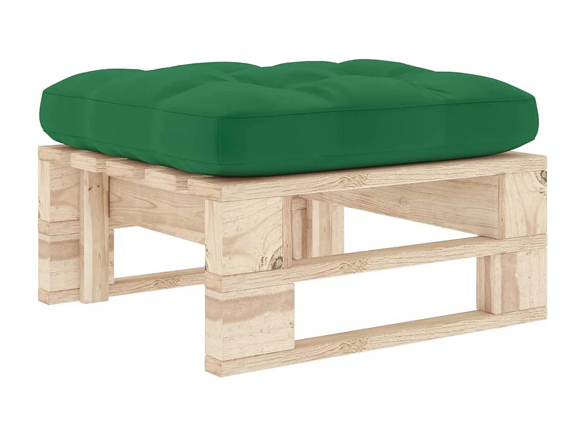 Pouf palette de jardin bois de pin imprégné