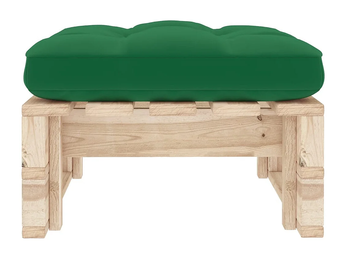 Pouf palette de jardin bois de pin imprégné