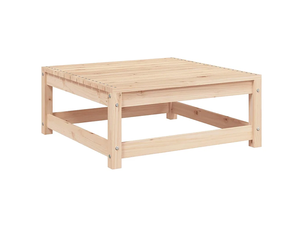 Salon de jardin 2 pcs avec coussins Bois de pin massif