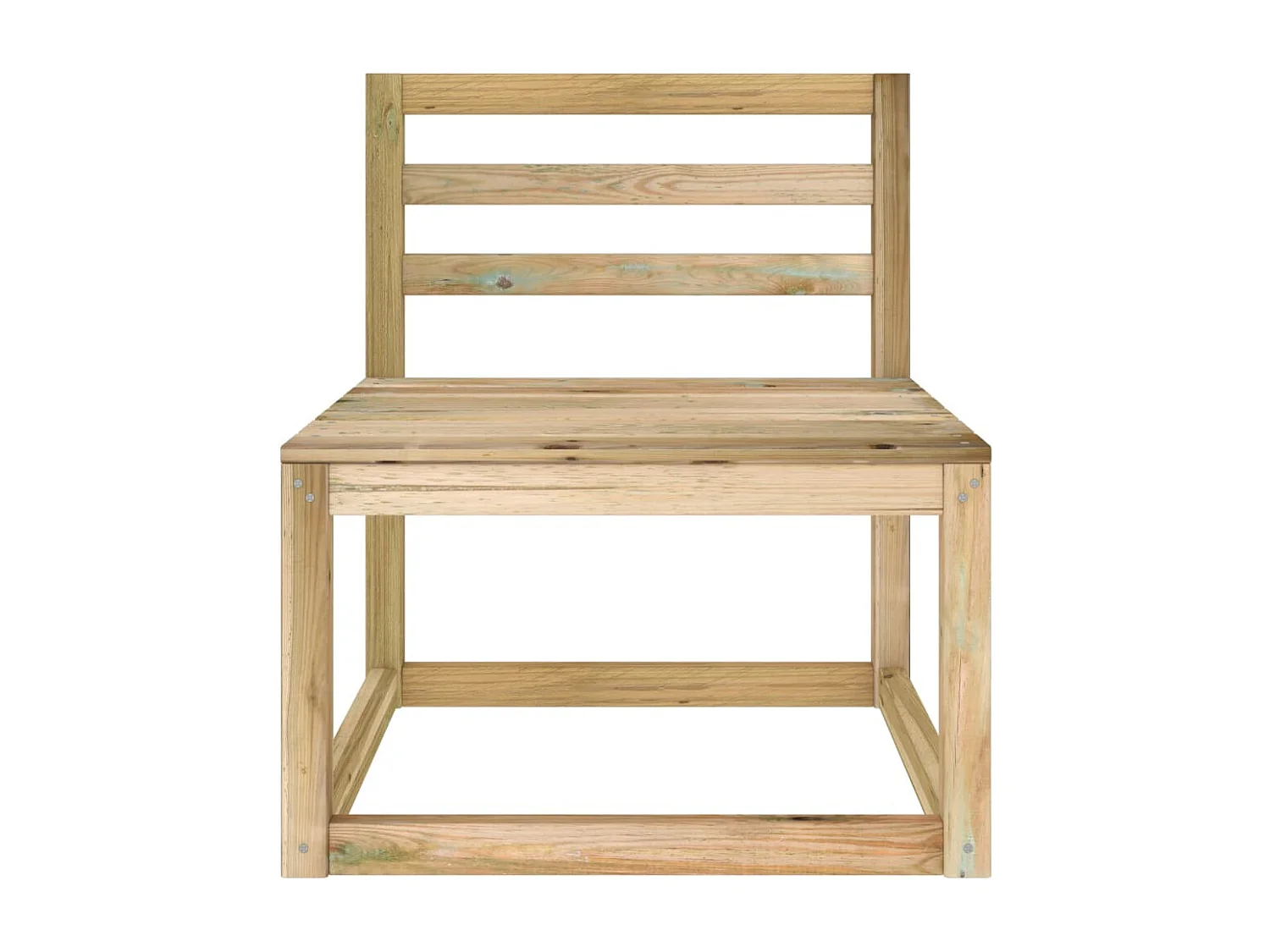 Salon de jardin 2 pcs Bois de pin imprégné de vert