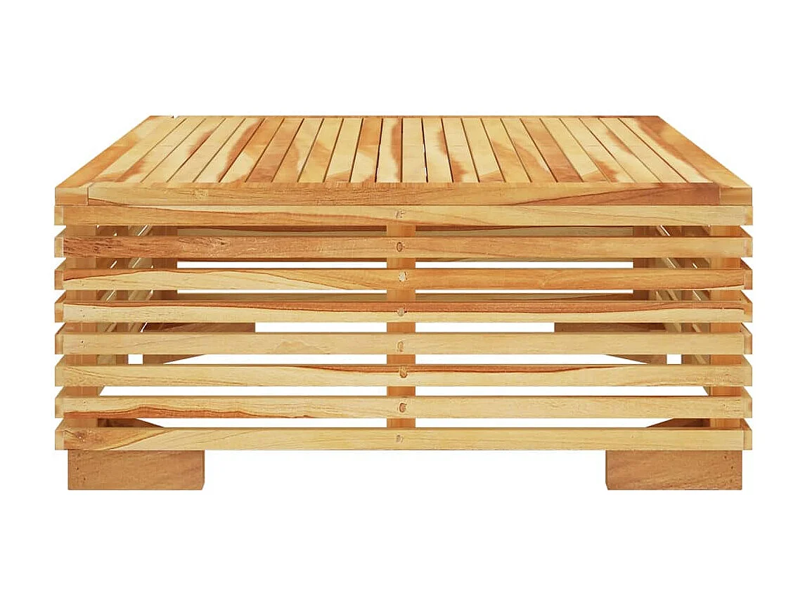 Table basse de jardin 69,5x69,5x31 cm Bois massif de teck