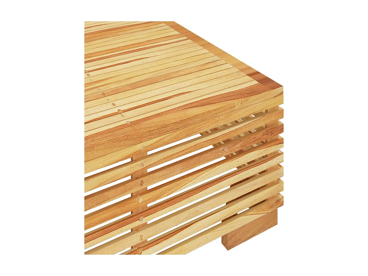 Table basse de jardin 69,5x69,5x31 cm Bois massif de teck
