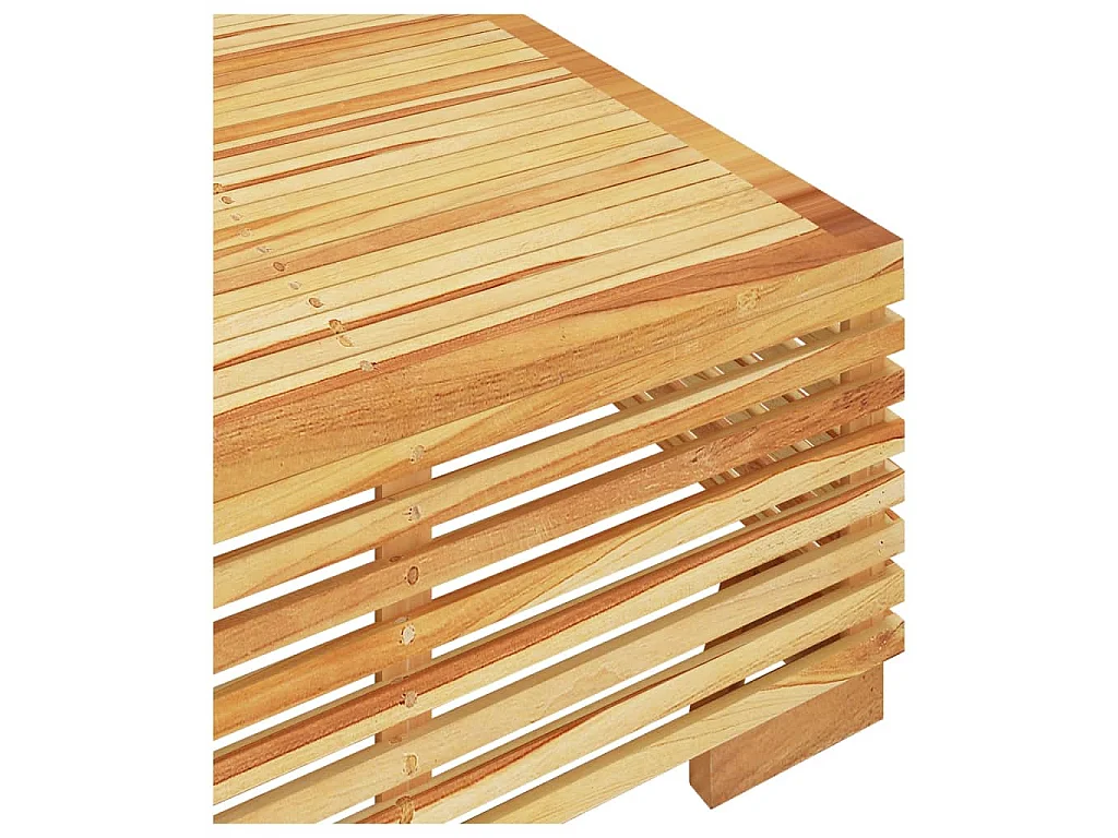 Table basse de jardin 69,5x69,5x31 cm Bois massif de teck