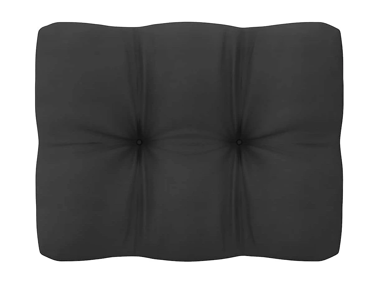 2-delige Loungeset met kussens massief grenenhout