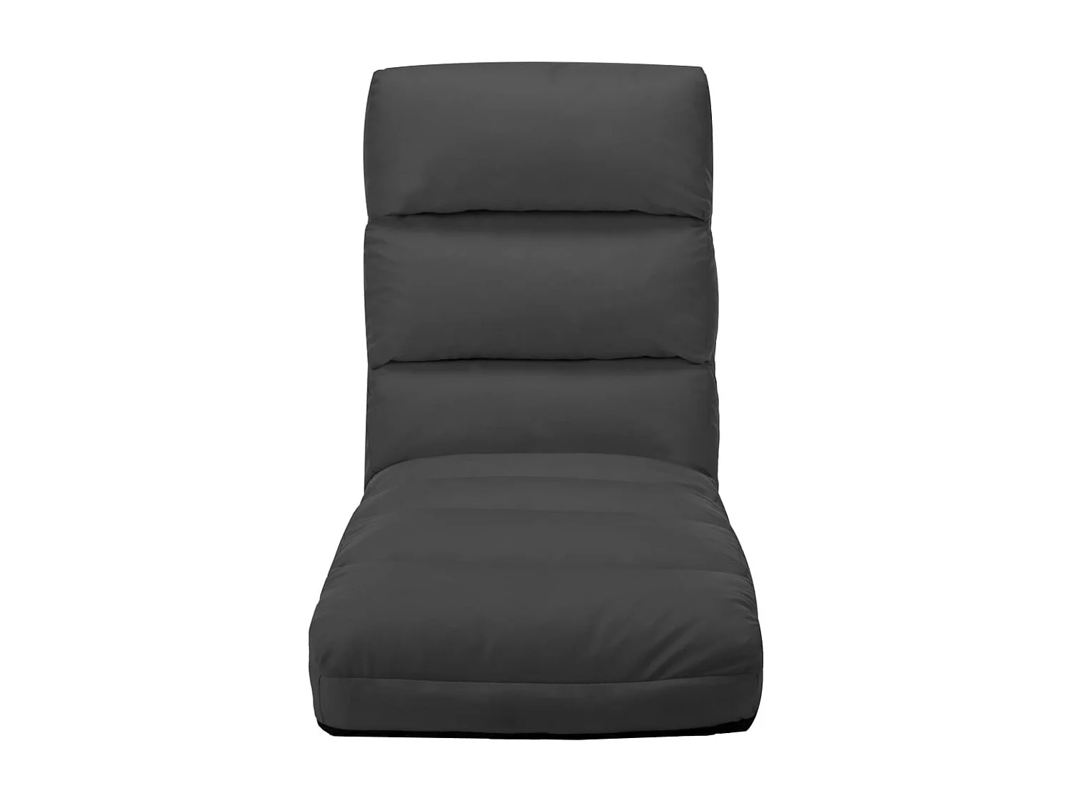 Colchão dobrável couro artificial antracite