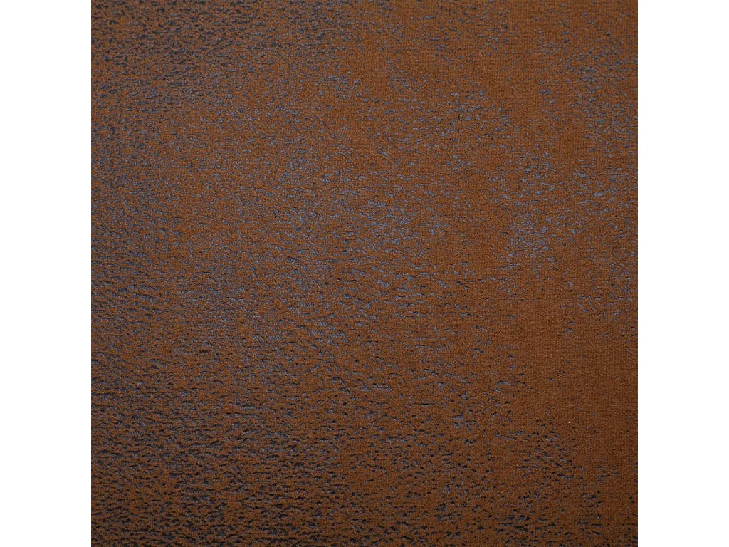 Chaise longue met kussen kunstsuède bruin