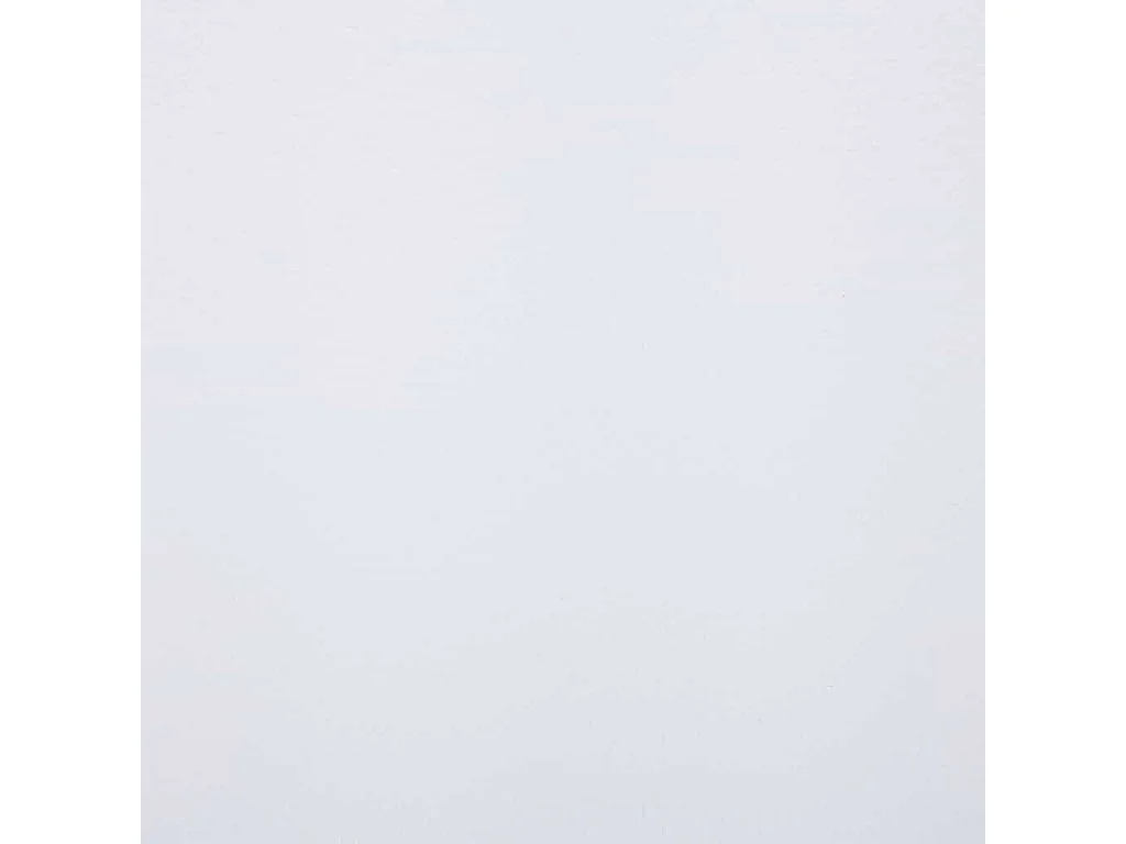 Massage chaise longue met kussen kunstleer wit