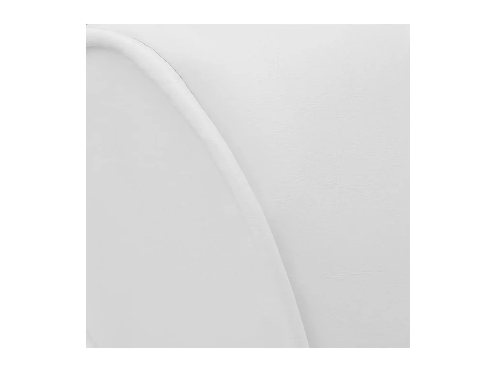Chaise longue Blanc Similicuir