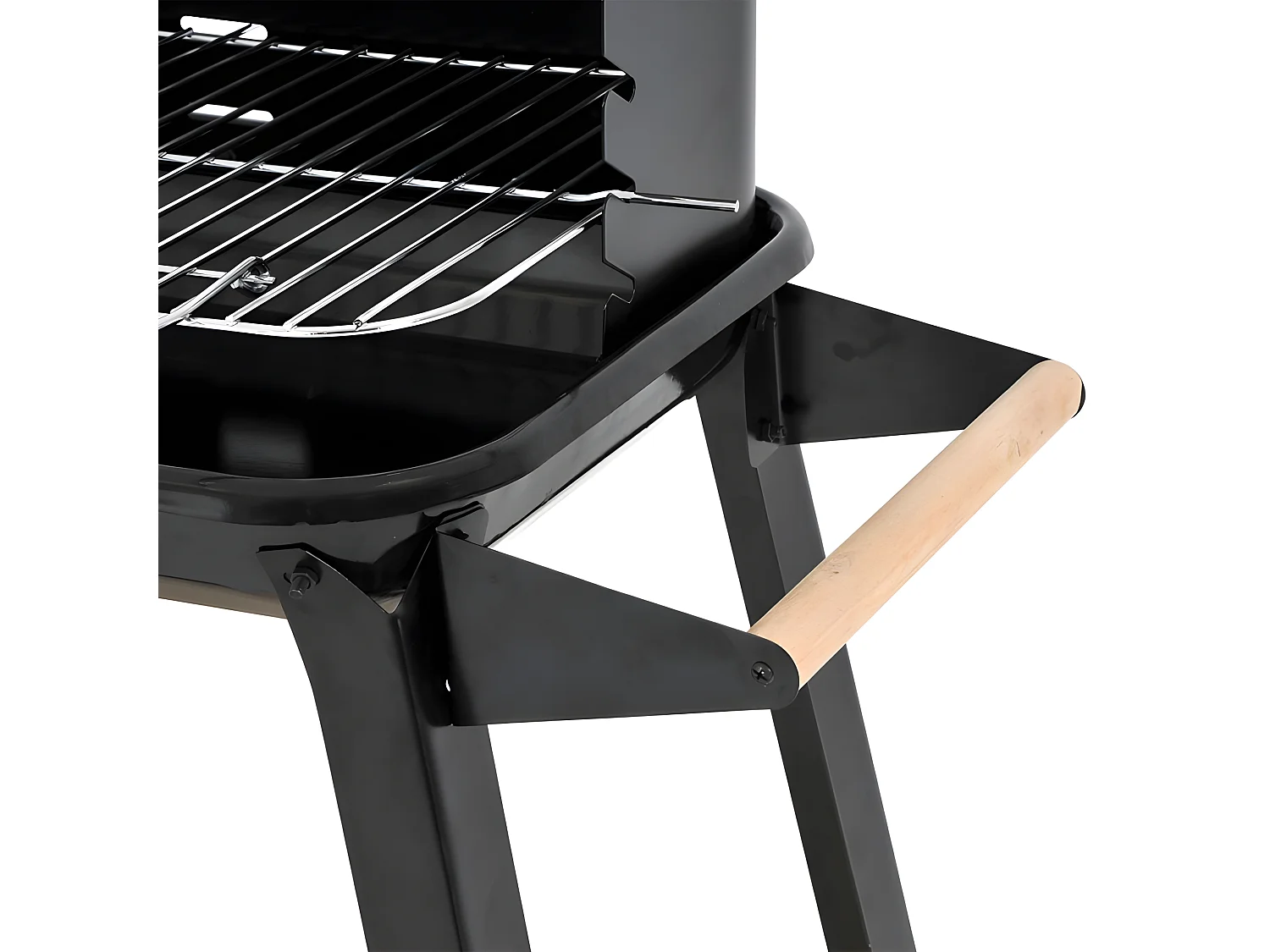 Barbecue au charbon 86,5 cm Noir
