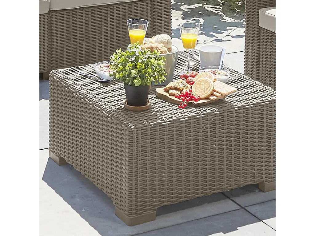 Mesa de exterior California cor cappuccino 198074