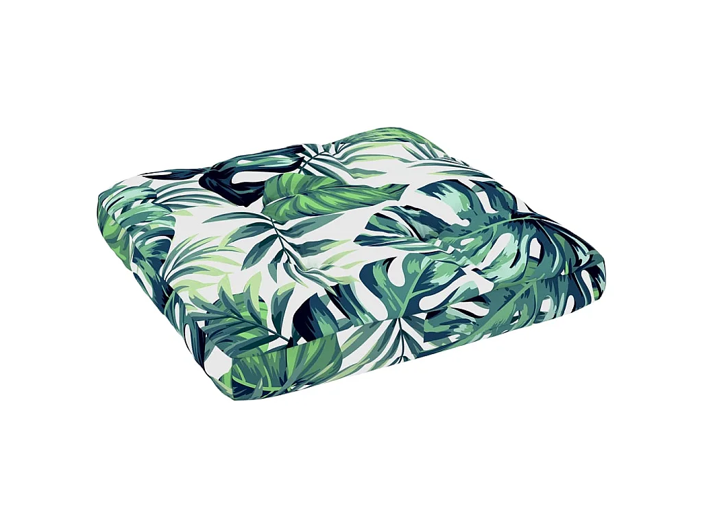 Pouf palette de jardin Bois de pin imprégné de blanc
