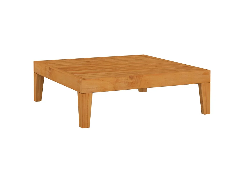 Salon de jardin 2 pcs avec coussins Bois d'acacia solide