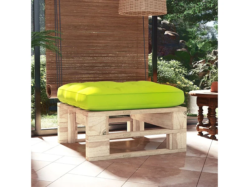 Otomana de paletes para jardim pinho impregnado