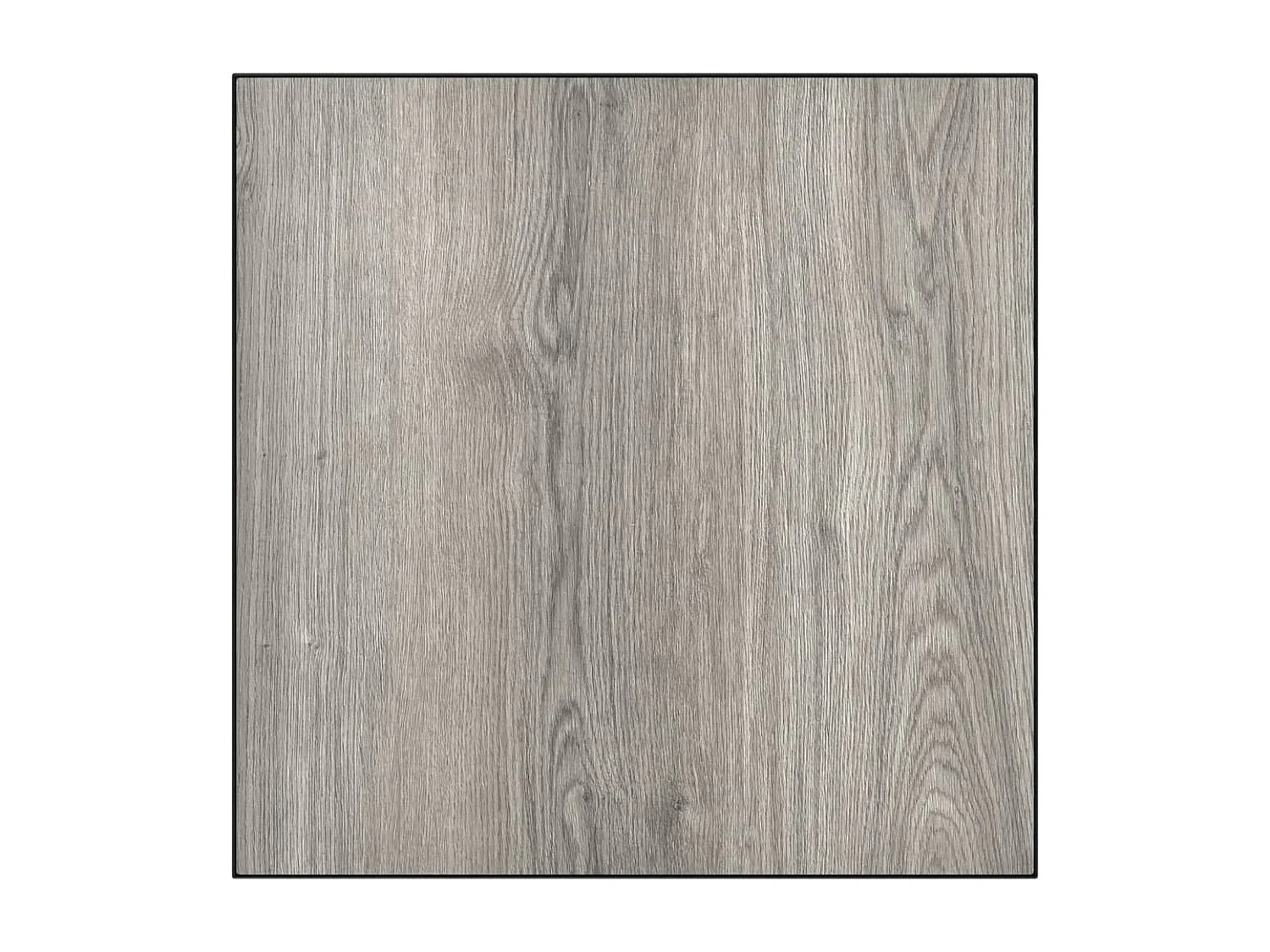 Salontafel tuin 55x55x31 cm DPC en staal grijs