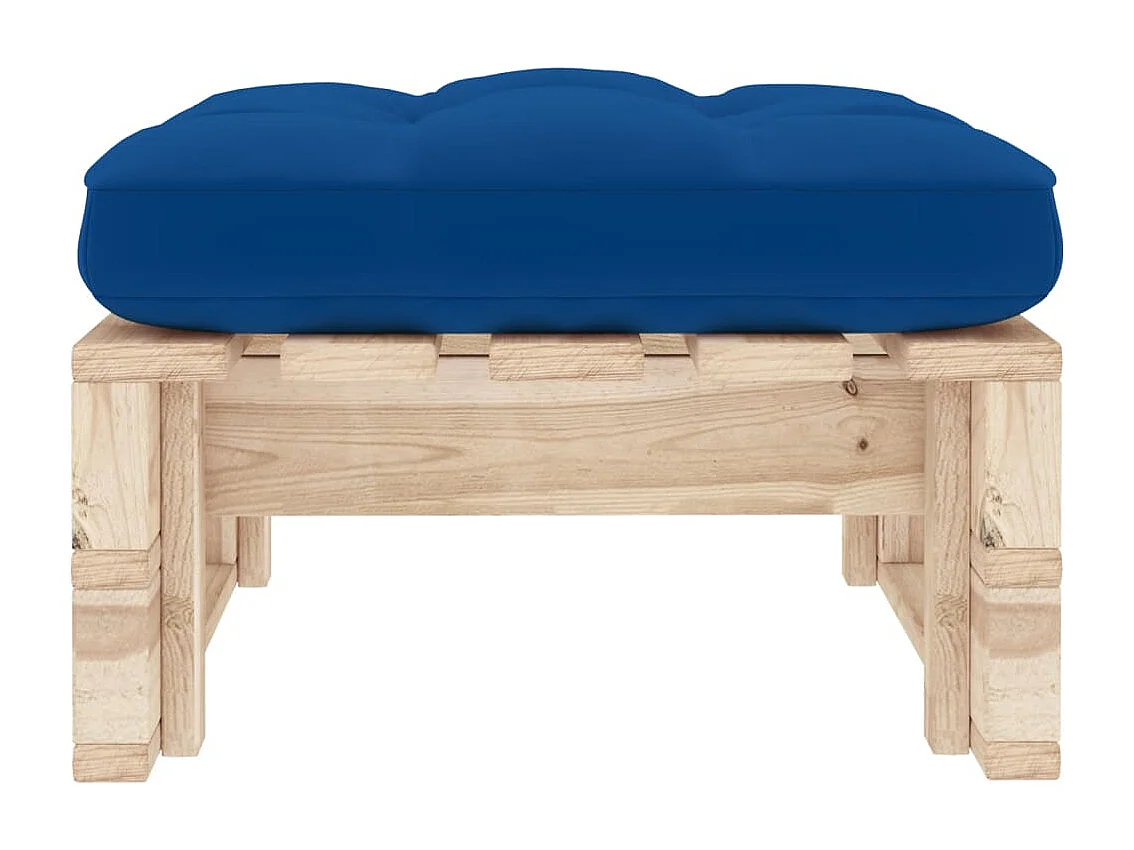 Pouf palette de jardin bois de pin imprégné