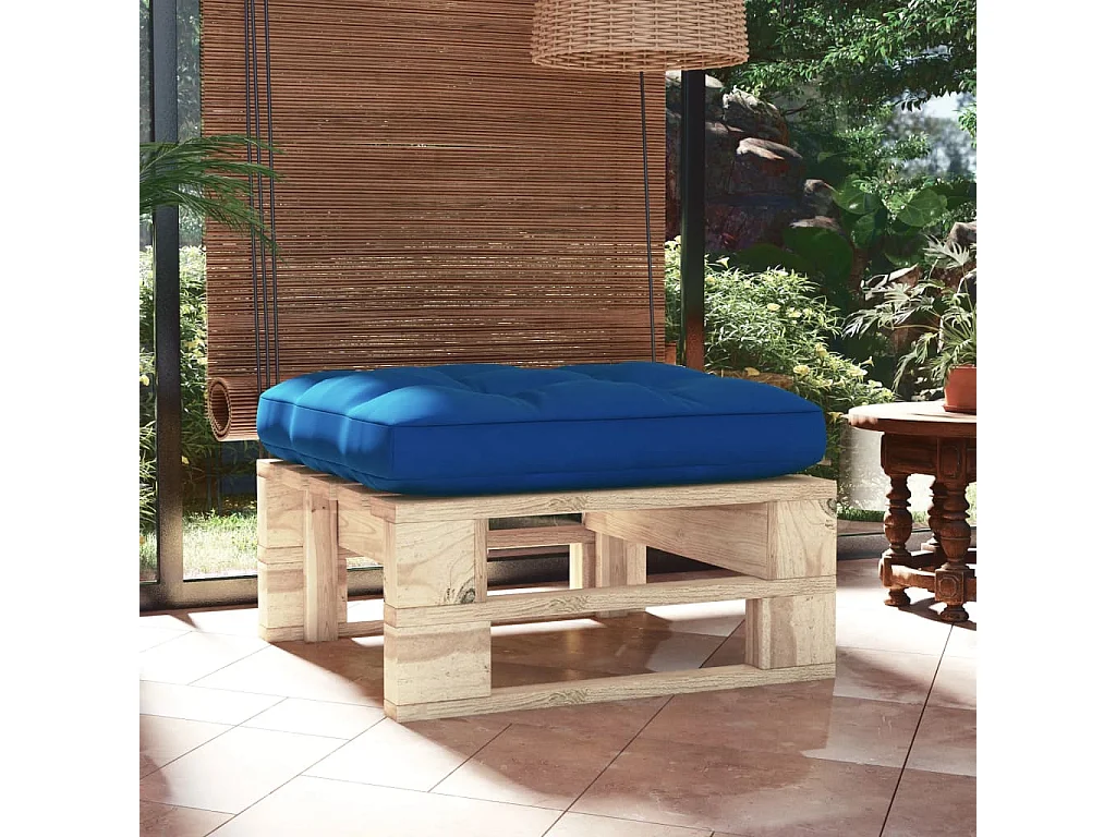 Pouf palette de jardin bois de pin imprégné