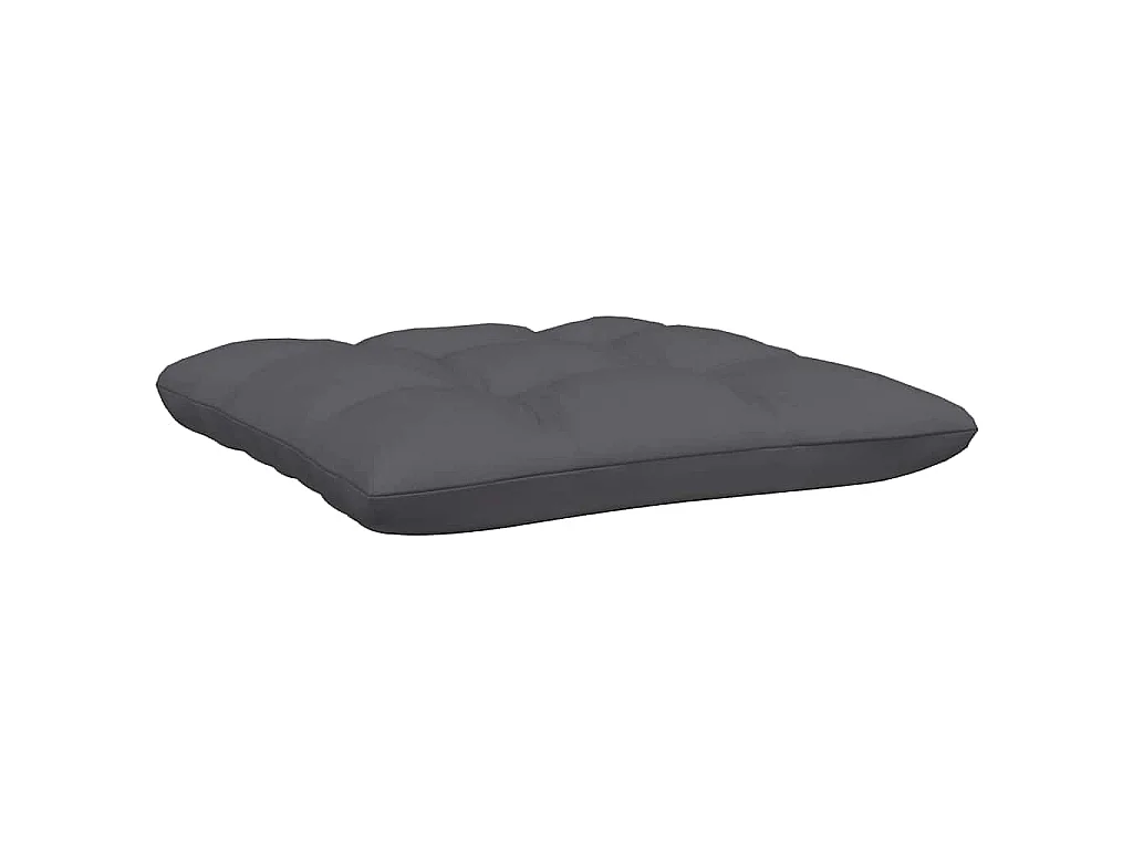 3-tlg. Garten-Lounge-Set mit Kissen Schwarz Kiefer Massivholz