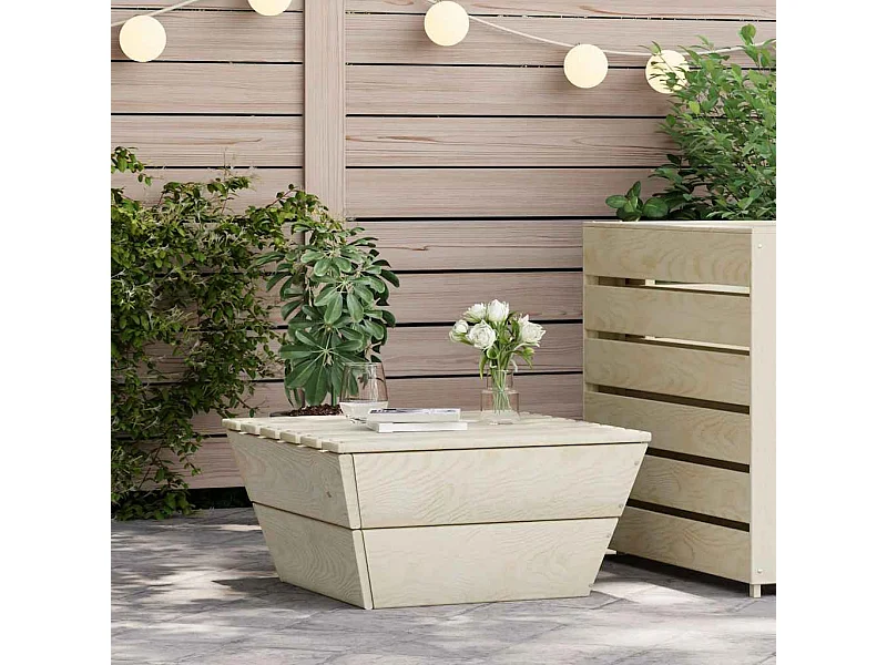 Tuintafel 60x60x30 cm geïmpregneerd vurenhout