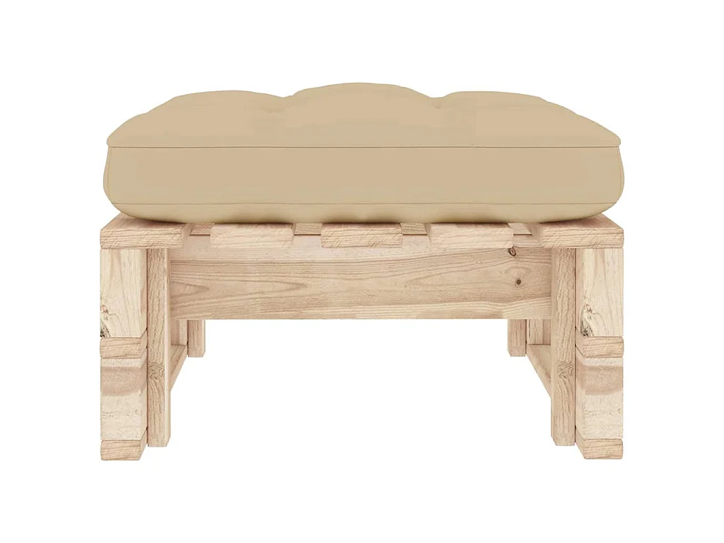 Garten-Palettenhocker Imprägniertes Kiefernholz
