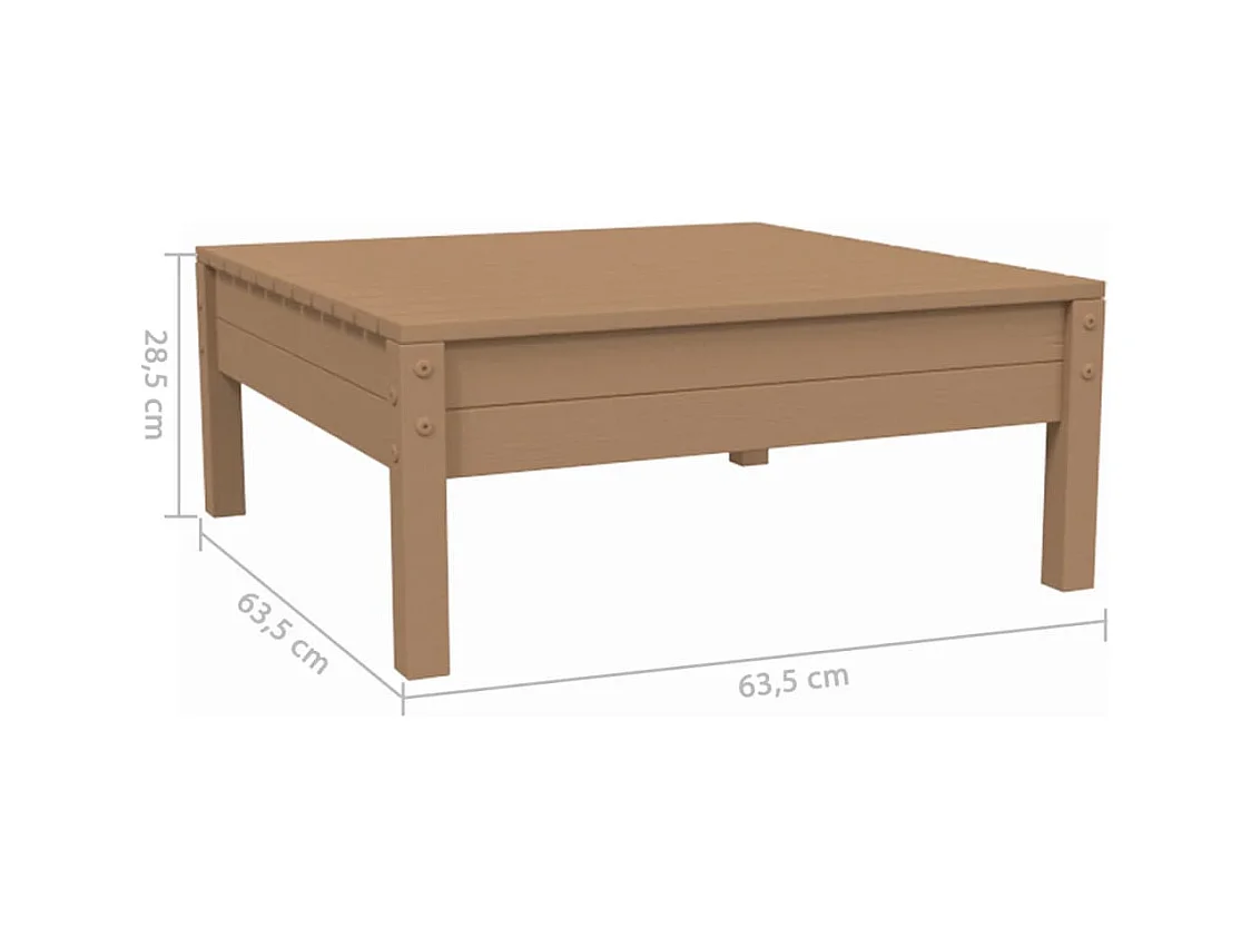 Set Divani da Giardino 3 pz con Cuscini Crema Massello di Pino