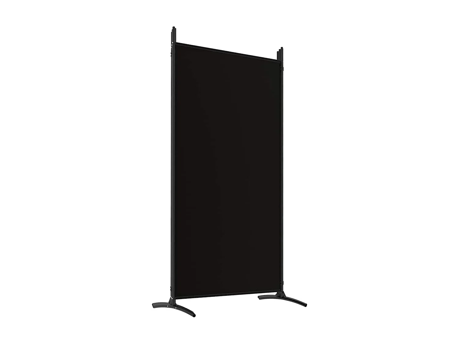 Kamerscherm met 5 panelen 433x180 cm stof zwart