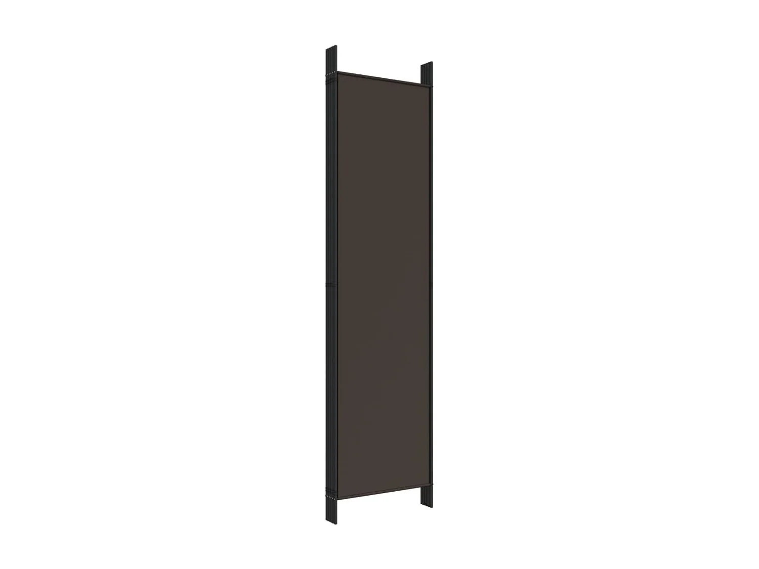 Kamerscherm met 6 panelen 300x200 cm stof bruin