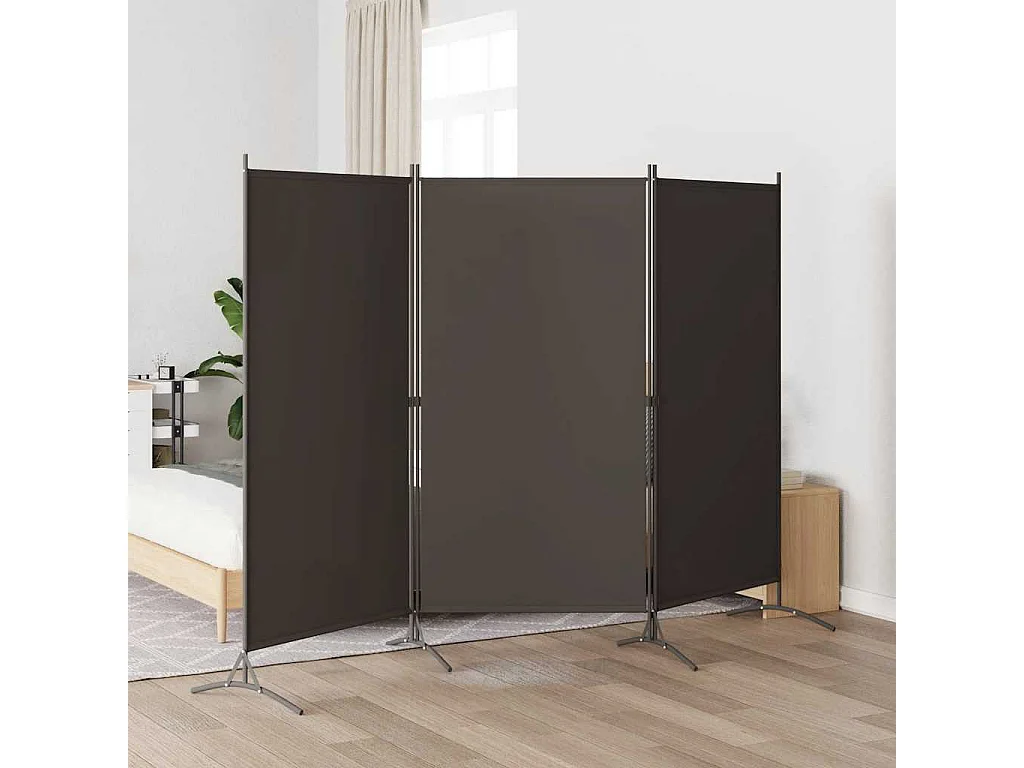 Paravento a 3 Pannelli Antracite 260x180 cm