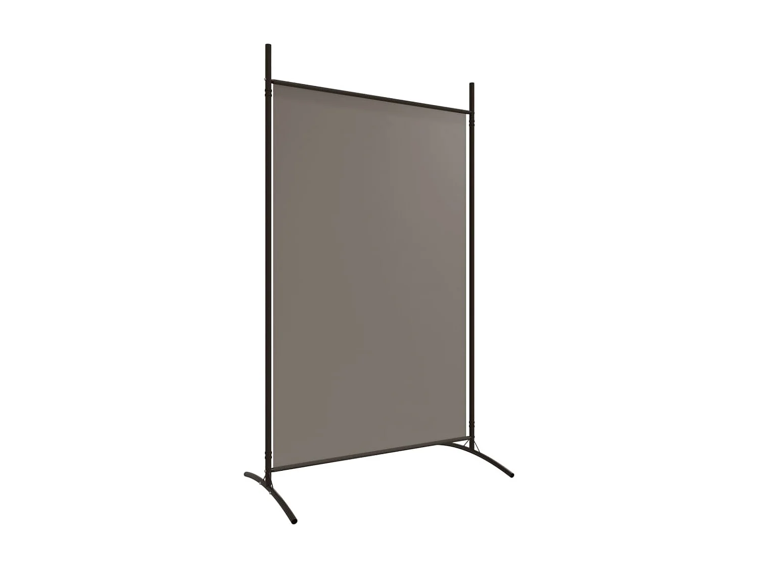 Cloison de séparation 2 panneaux Anthracite 348x180 cm Tissu