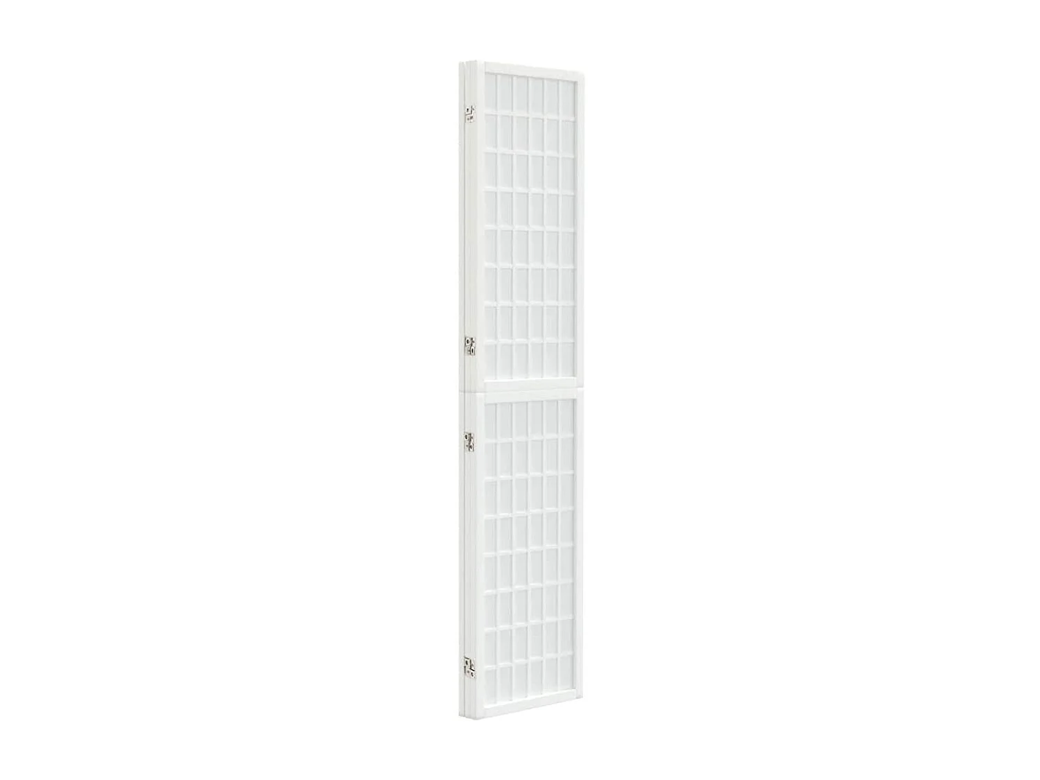 3-tlg. Paravent Japanischer Stil Faltbar 120x170 cm Weiß