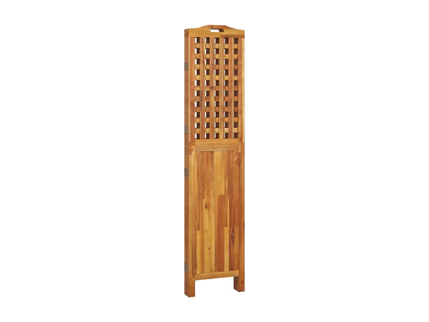4-tlg. Paravent 162x2x180 cm Massivholz Akazie