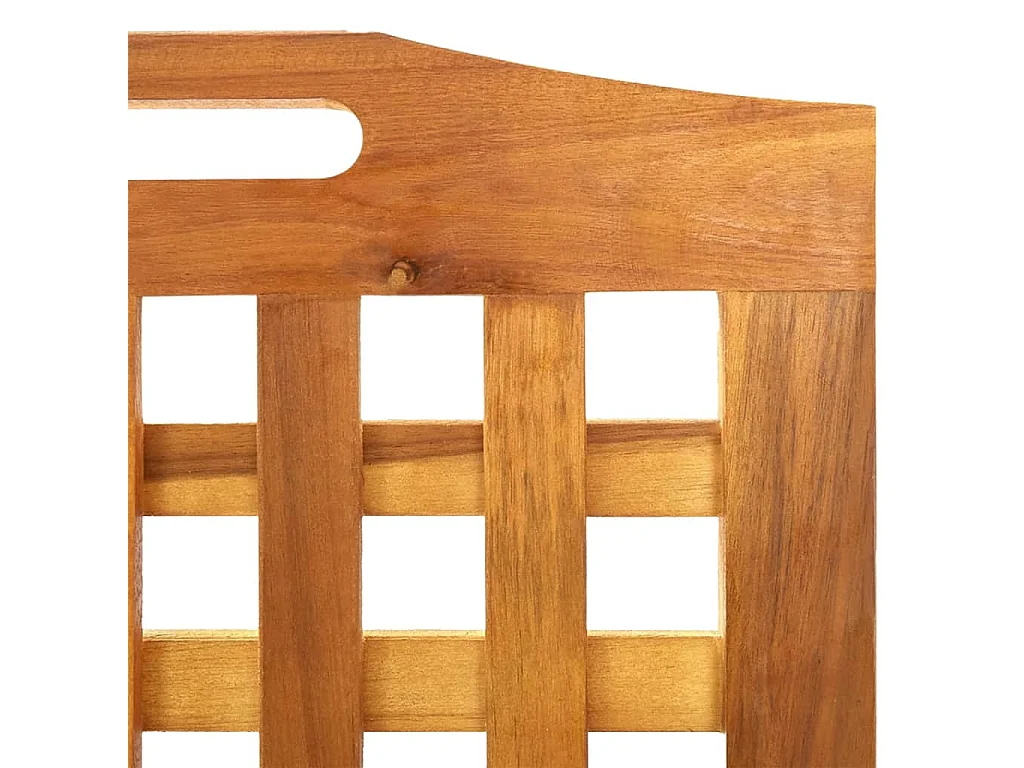 4-tlg. Paravent 162x2x180 cm Massivholz Akazie