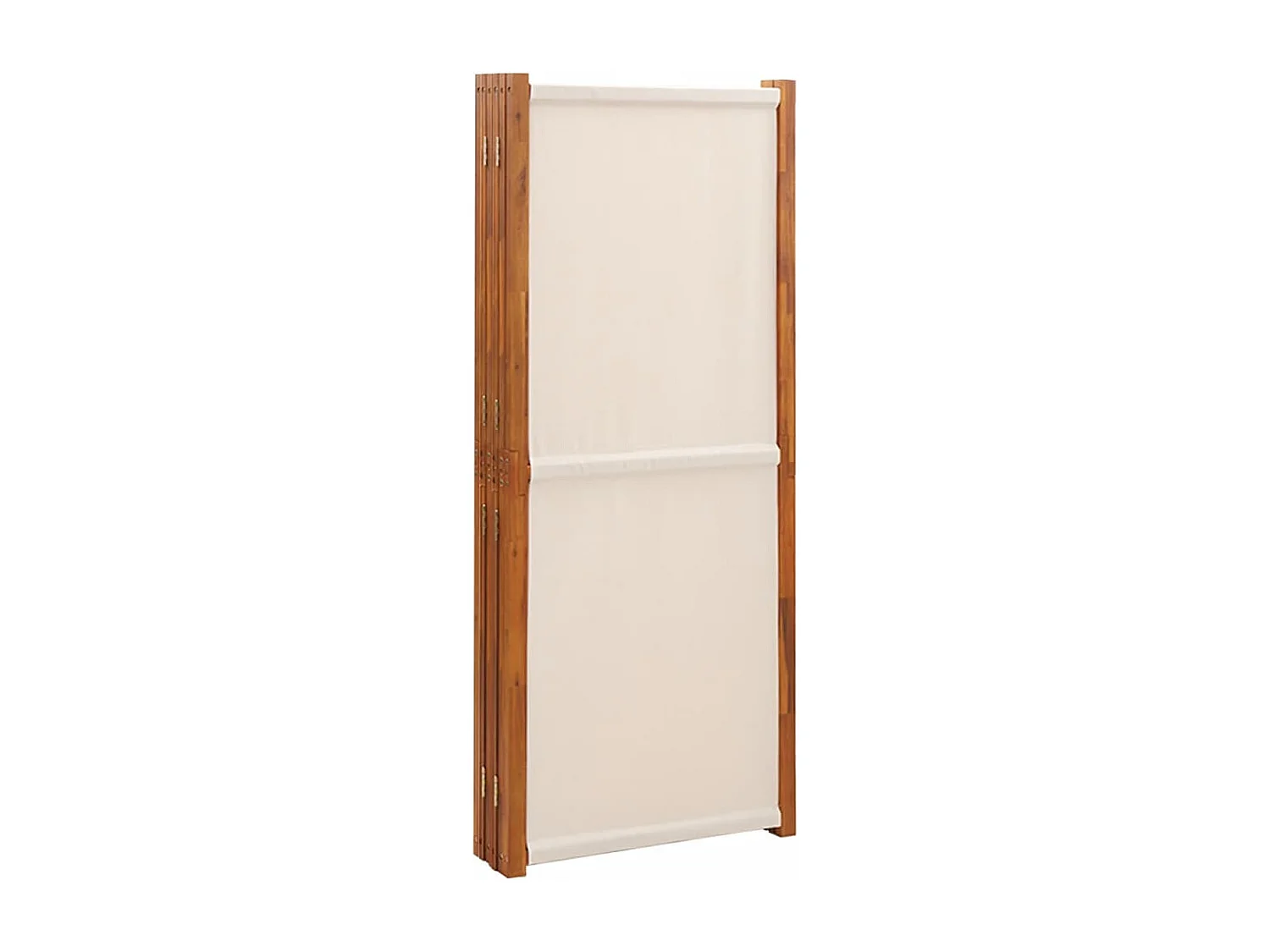 Cloison de séparation 6 panneaux Blanc crème 420x180 cm