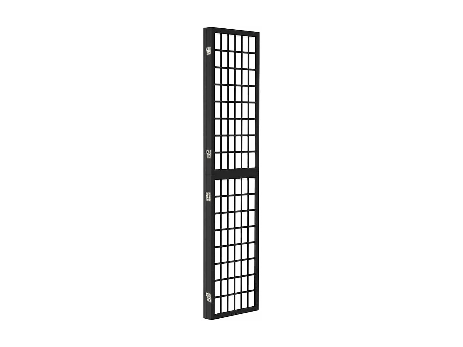 Kamerscherm inklapbaar 3 panelen Japanse stijl 120x170 cm zwart
