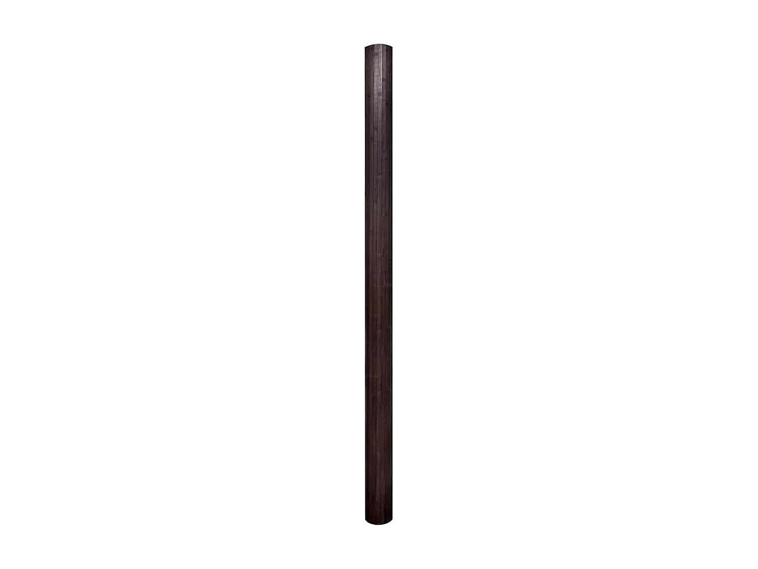 Kamerscherm breedte 250 cm hoogte 165 cm bamboe donkerbruin