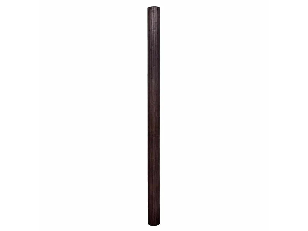 Kamerscherm breedte 250 cm hoogte 165 cm bamboe donkerbruin