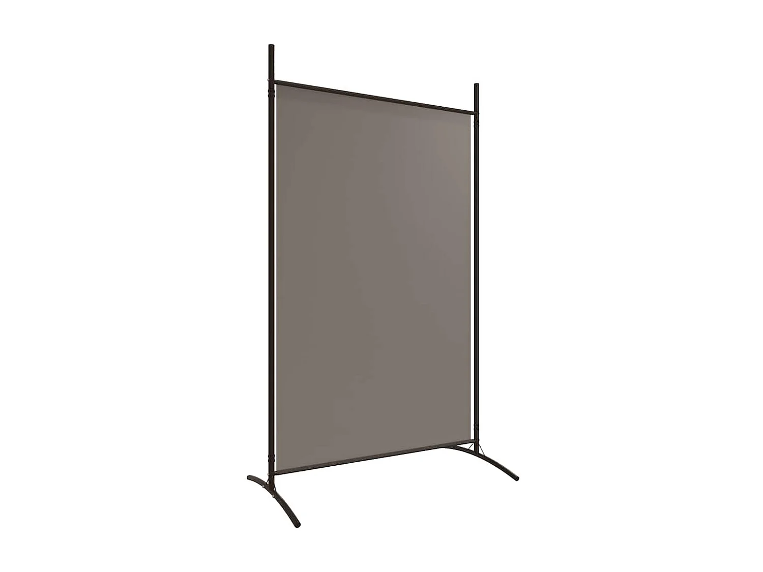 Kamerscherm met 2 panelen 175x180 cm stof antracietkleurig