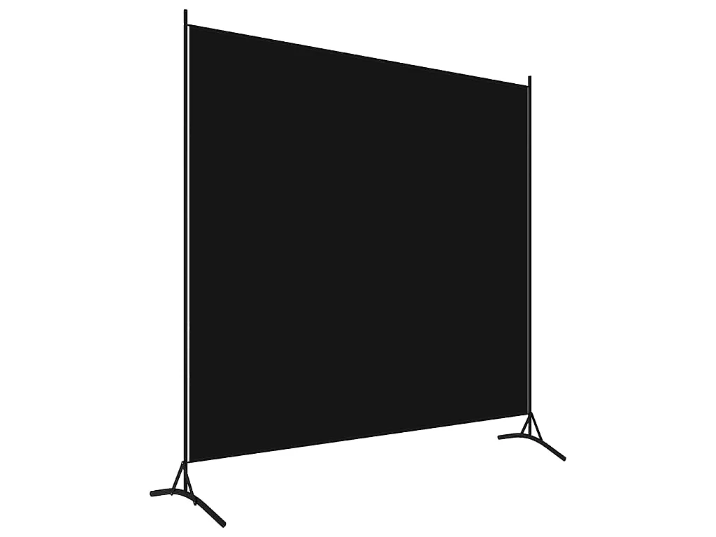 Divisória com 1 painel 175x180 cm preto