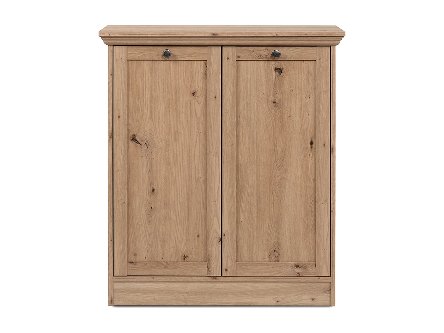 Buffet 2 portes effet chêne 80 cm - Saga