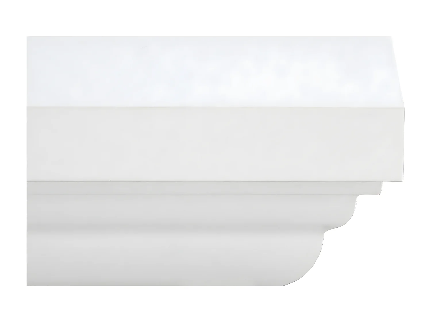 Commode 3 tiroirs blanche 80 cm - Alix