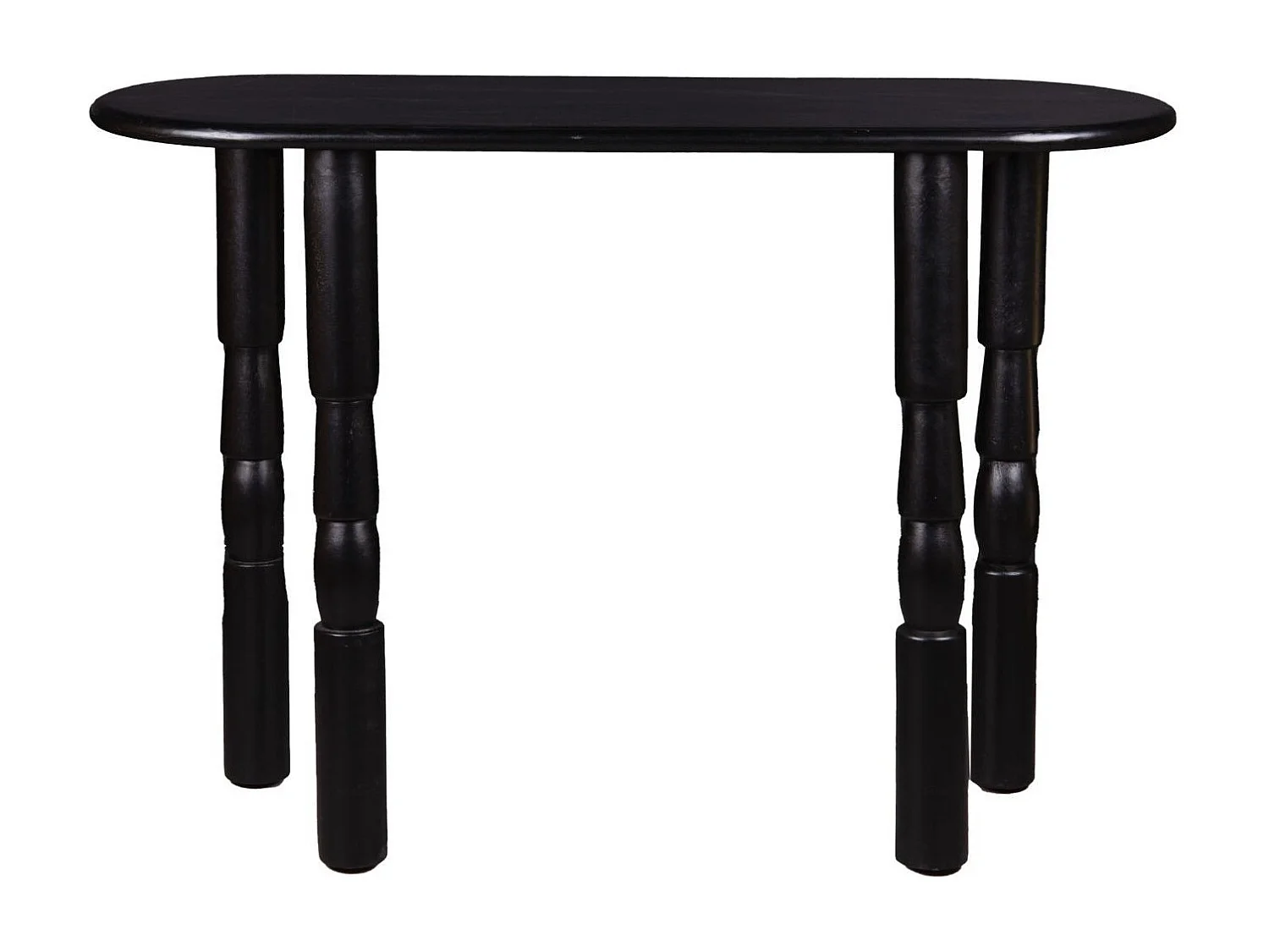 Console ovale en bois style ethnique L110 - RUNDU