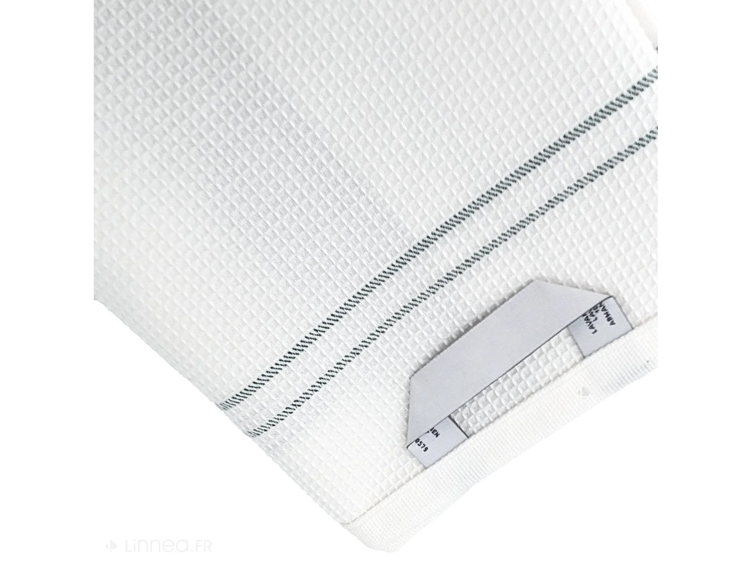 Torchon de cuisine 50x70 cm WAFFLE BRODÉ coton vert broderie cerf