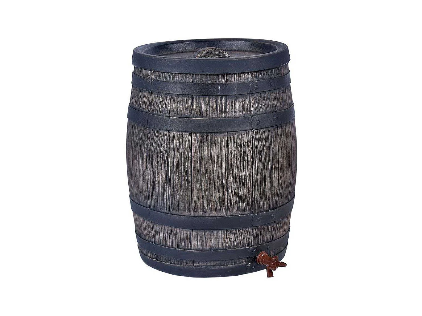 Récupérateur d'eau de pluie en polyéthylène avec support Barrel 50 litres