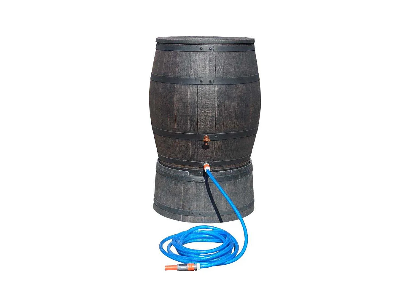 Récupérateur d'eau de pluie en polyéthylène avec support Barrel 240 litres