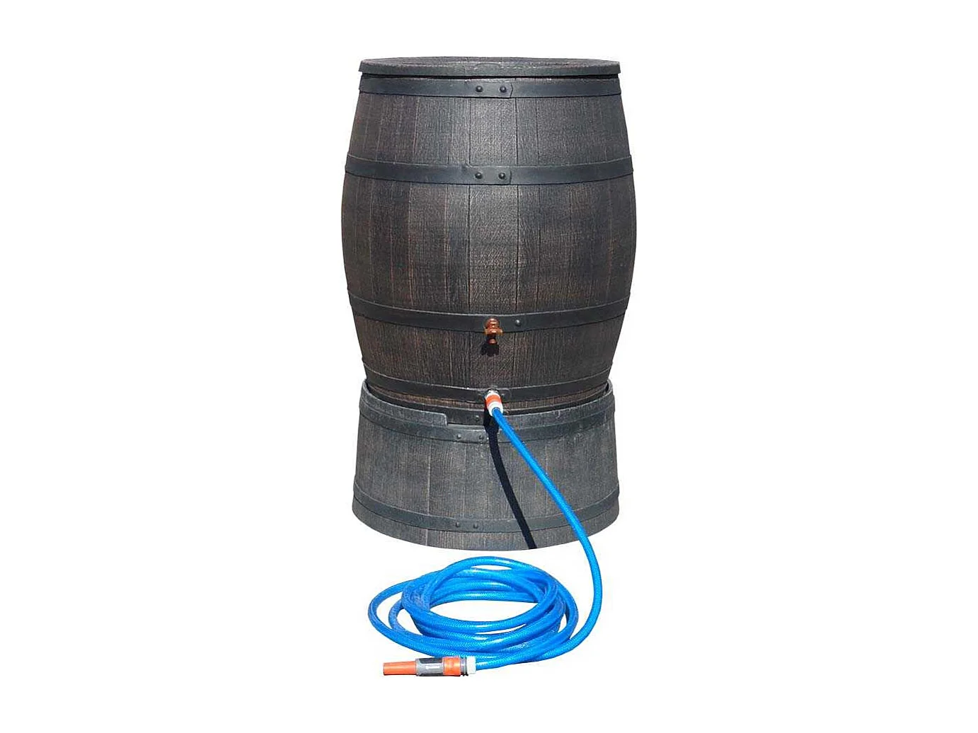 Récupérateur d'eau de pluie en polyéthylène avec support Barrel 240 litres