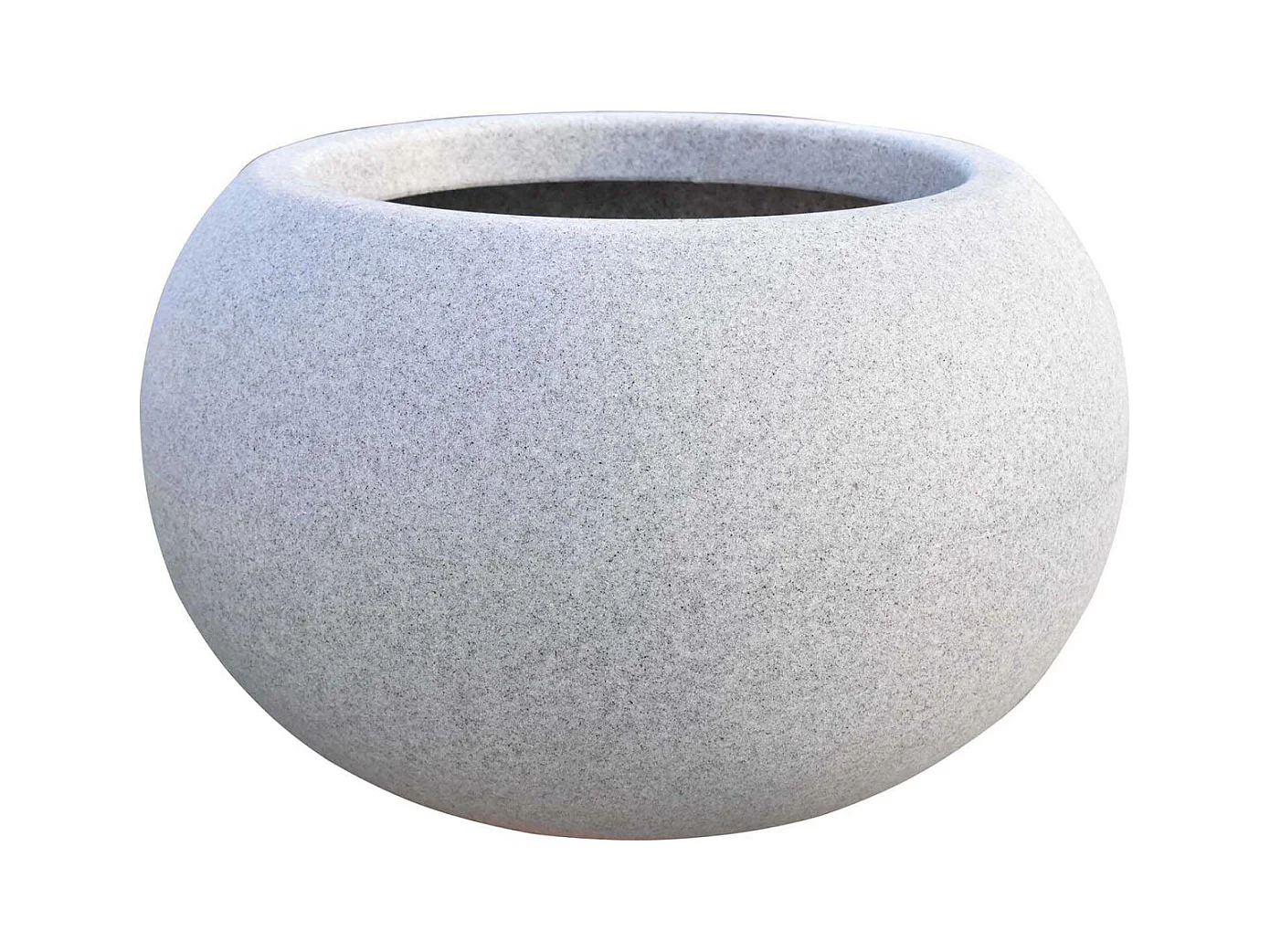 Jardinière ronde en polyéthylène granit Swing 63 x 40 cm