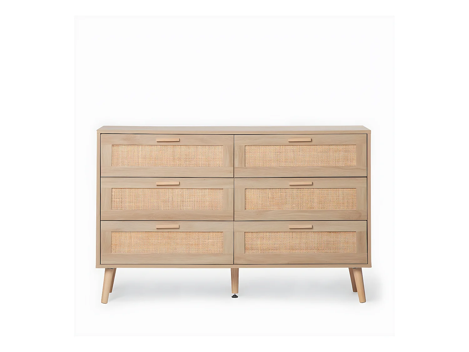 Cómoda doble de Fibra natural Natural 77 x 120- Tahiti