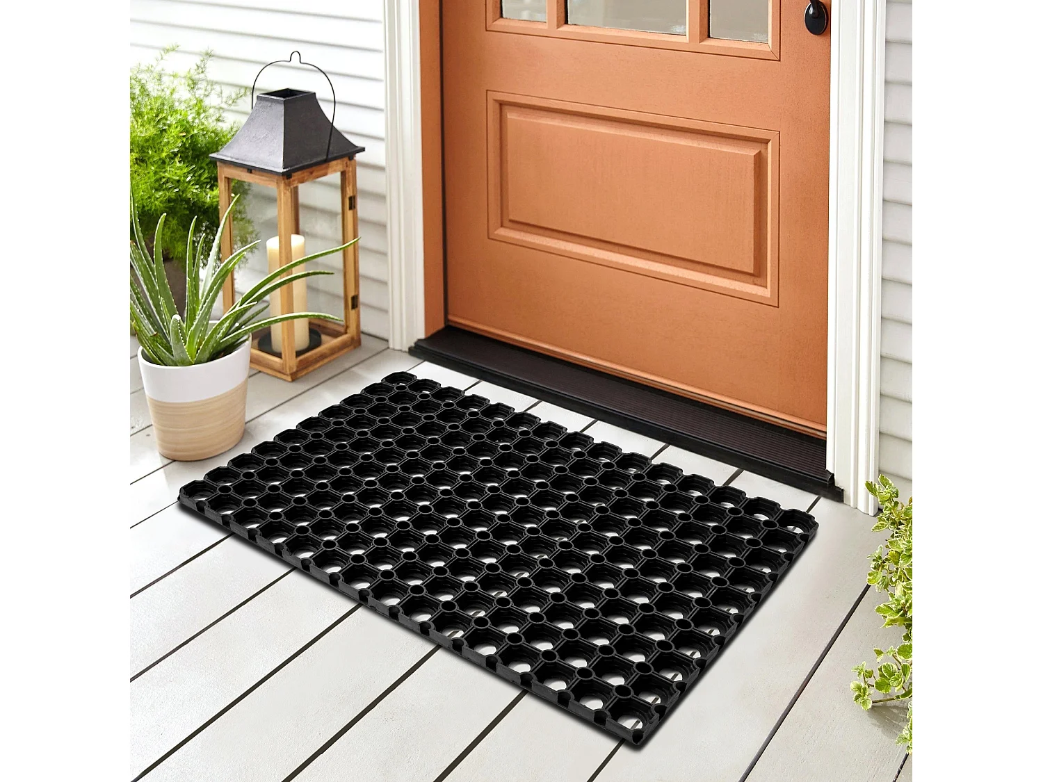 Capacho ABERTURA DE BORRACHA 50x80 cm